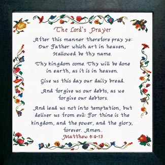 The Lords Prayer - Matthew 6:9-13